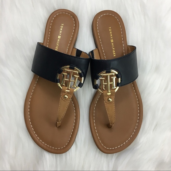 Tommy Hilfiger Shoes - Tommy Hilfiger Sia T Strap Thong Sandals